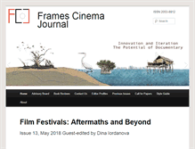 Tablet Screenshot of framescinemajournal.com